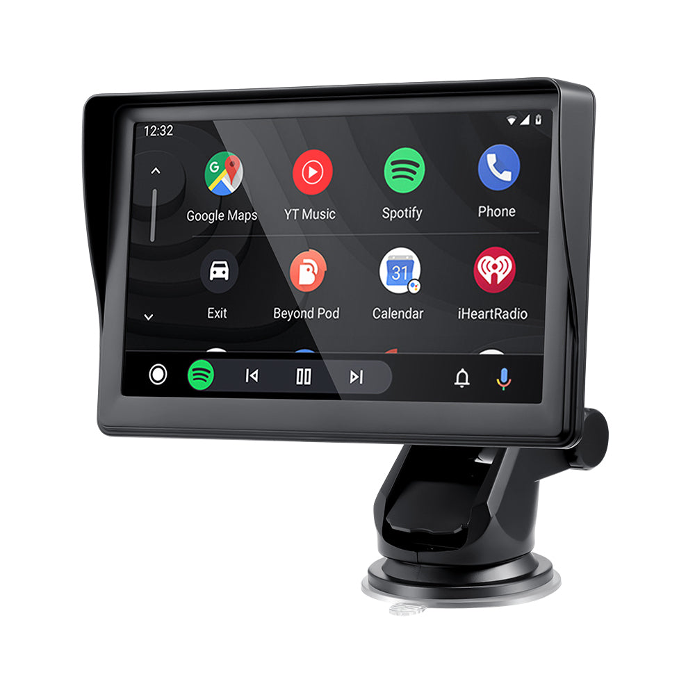 7inch  wireless carplay  android auto Universal  portable IPS display airplay autolink mirror Reverse Camera FM bluebooth AUX Radio Stereo Voice sifi