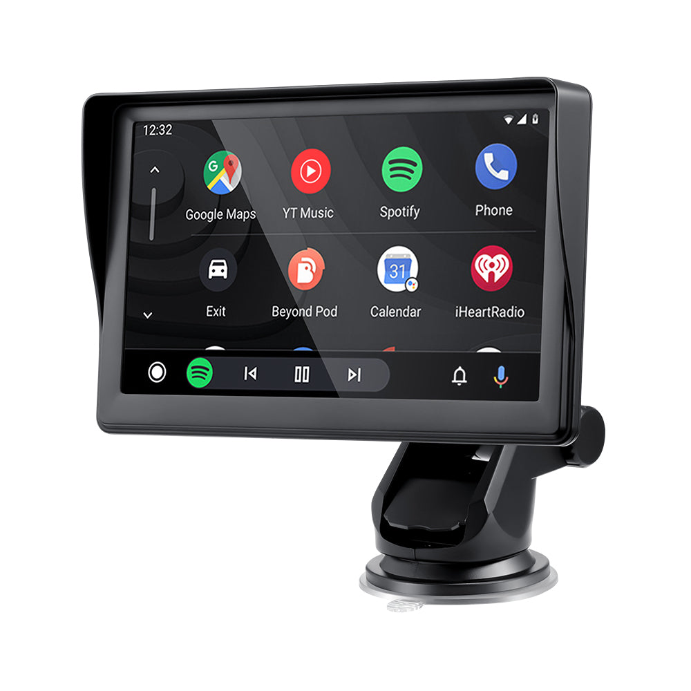 7inch wireless carplay android auto Universal portable IPS display air ...